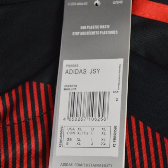 Adidas Eladio Carrion Rapper Jersey World Tour 2025 Mens Size XL Slim Fit NWT - Picture 6 of 16